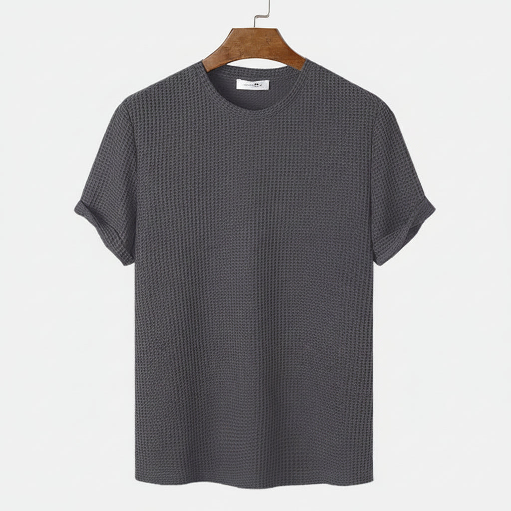 Men’s Slim Fit Henley Basic T-Shirt