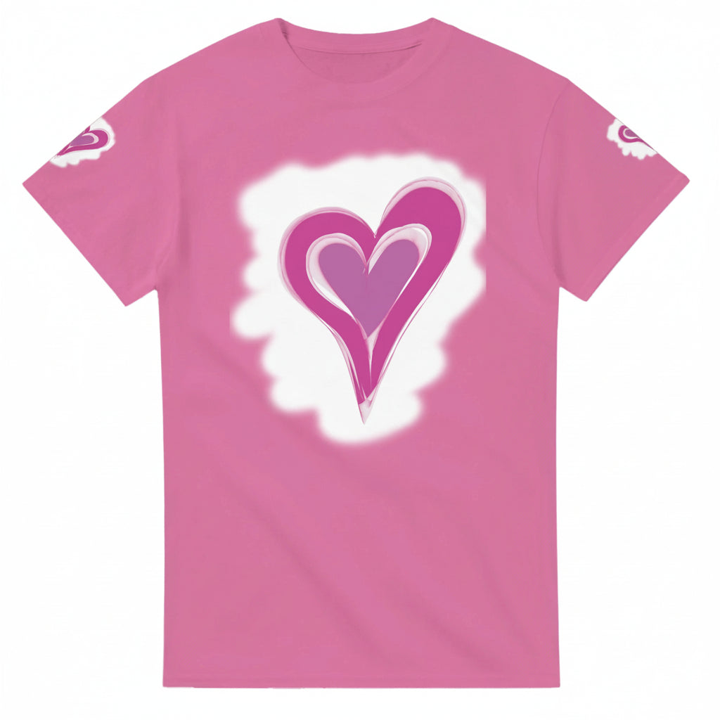 CoupleStyle Pink Casual T-Shirts Set