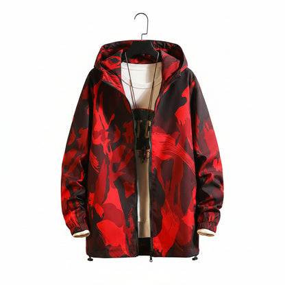 Men’s Hooded Zip Casual Jacket