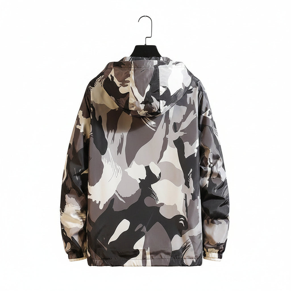 Men’s Hooded Zip Casual Jacket