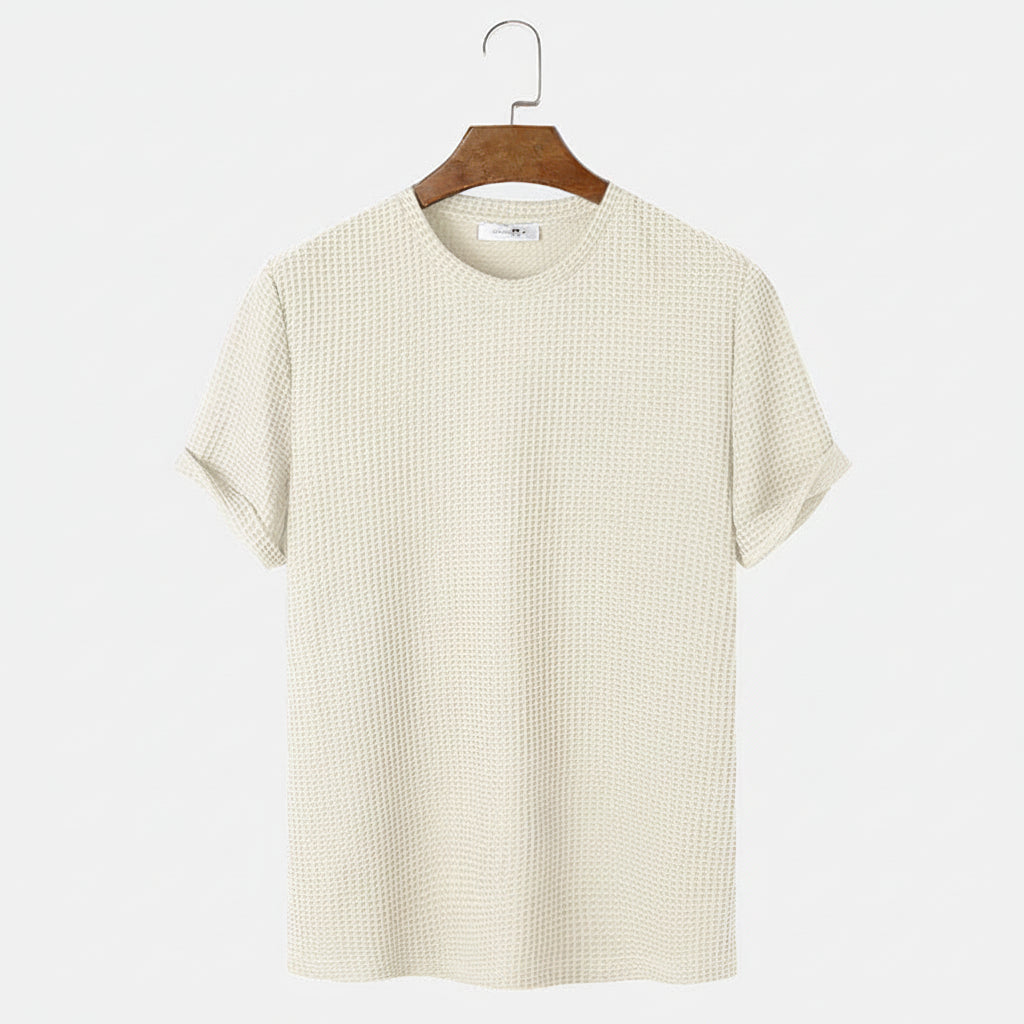 Men’s Slim Fit Henley Basic T-Shirt