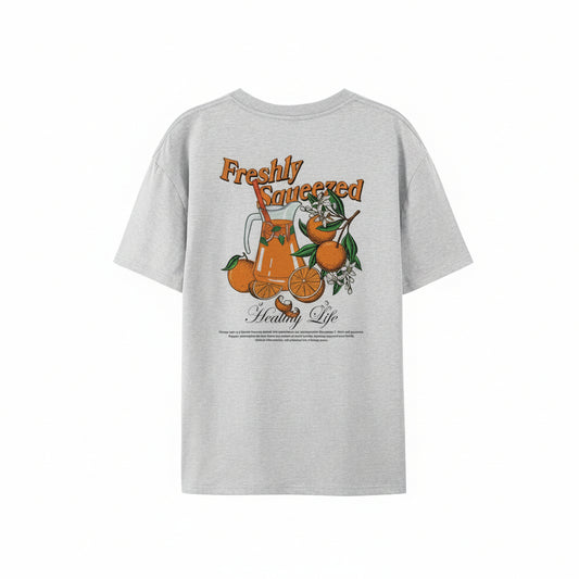 Women’s Citrus Print Loose T-Shirt