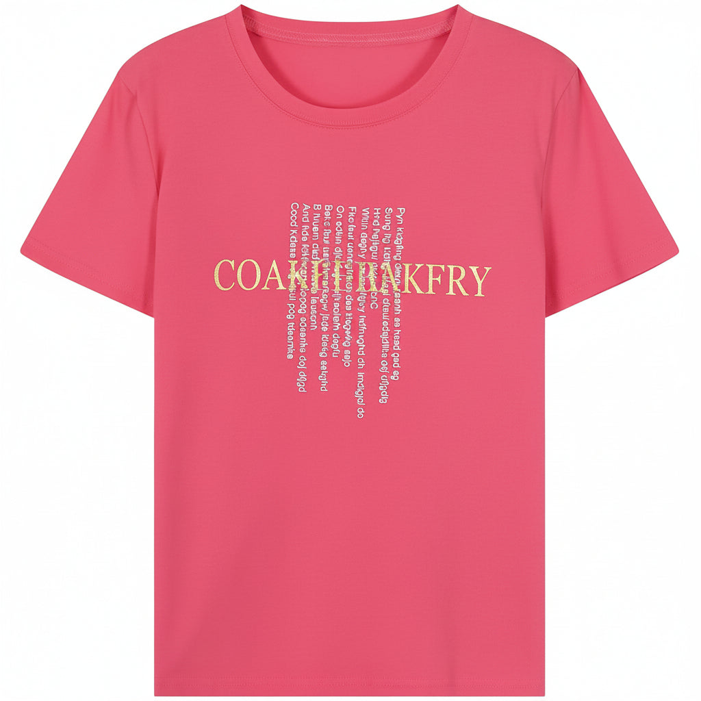 Women’s Loose Cotton Student T-Shirt