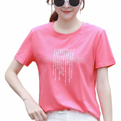 Women’s Loose Cotton Student T-Shirt