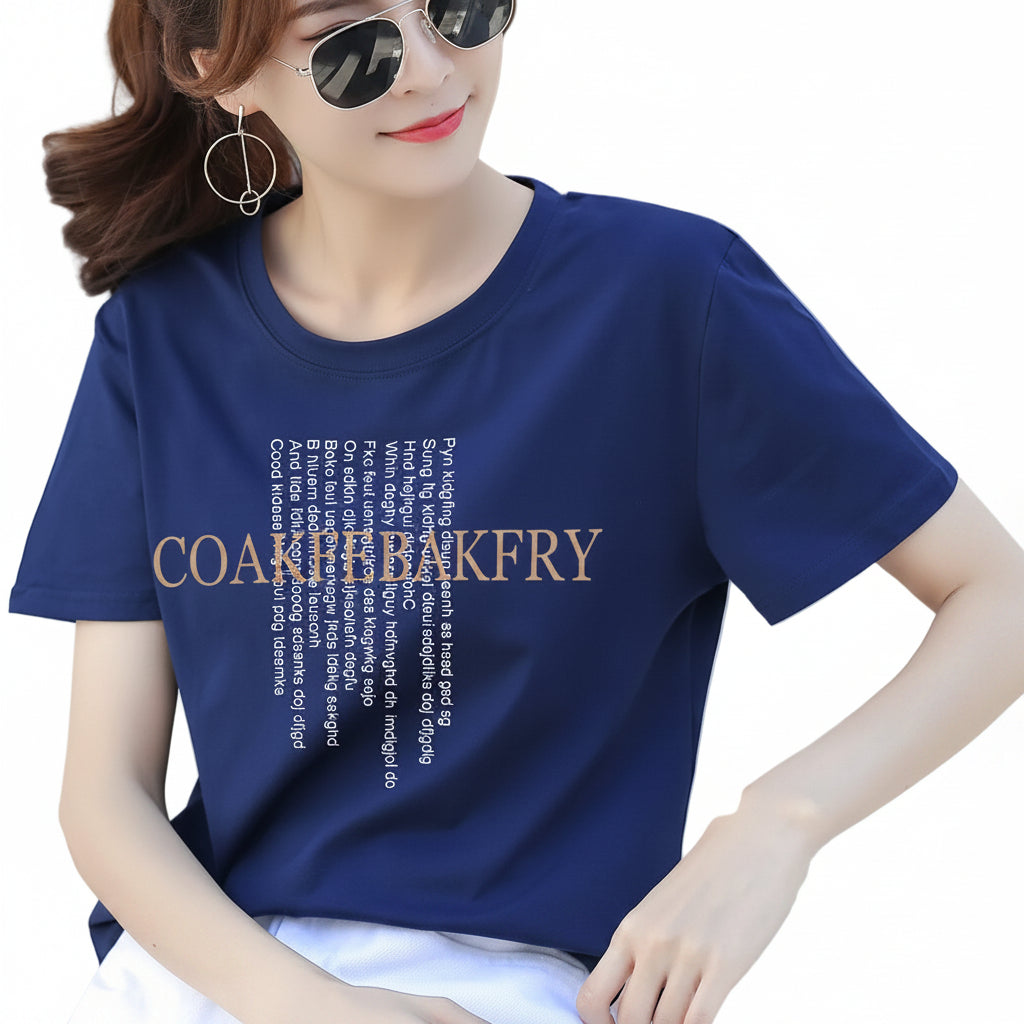 Women’s Loose Cotton Student T-Shirt