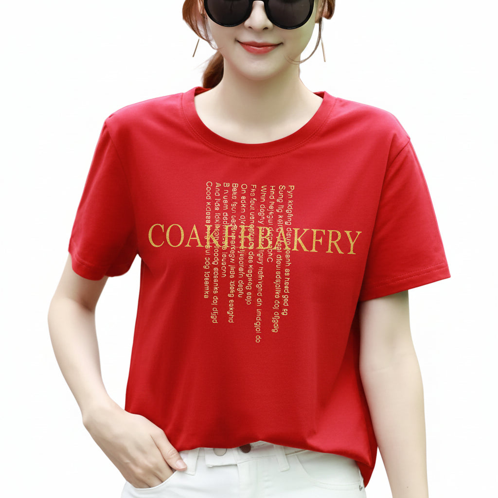 Women’s Loose Cotton Student T-Shirt