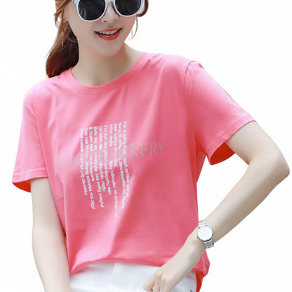Women’s Loose Cotton Student T-Shirt