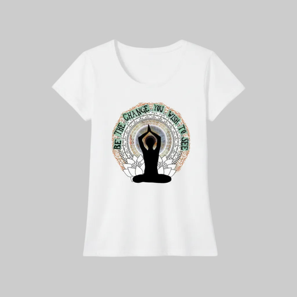 Women’s Mandala Lotus Graphic T-Shirt