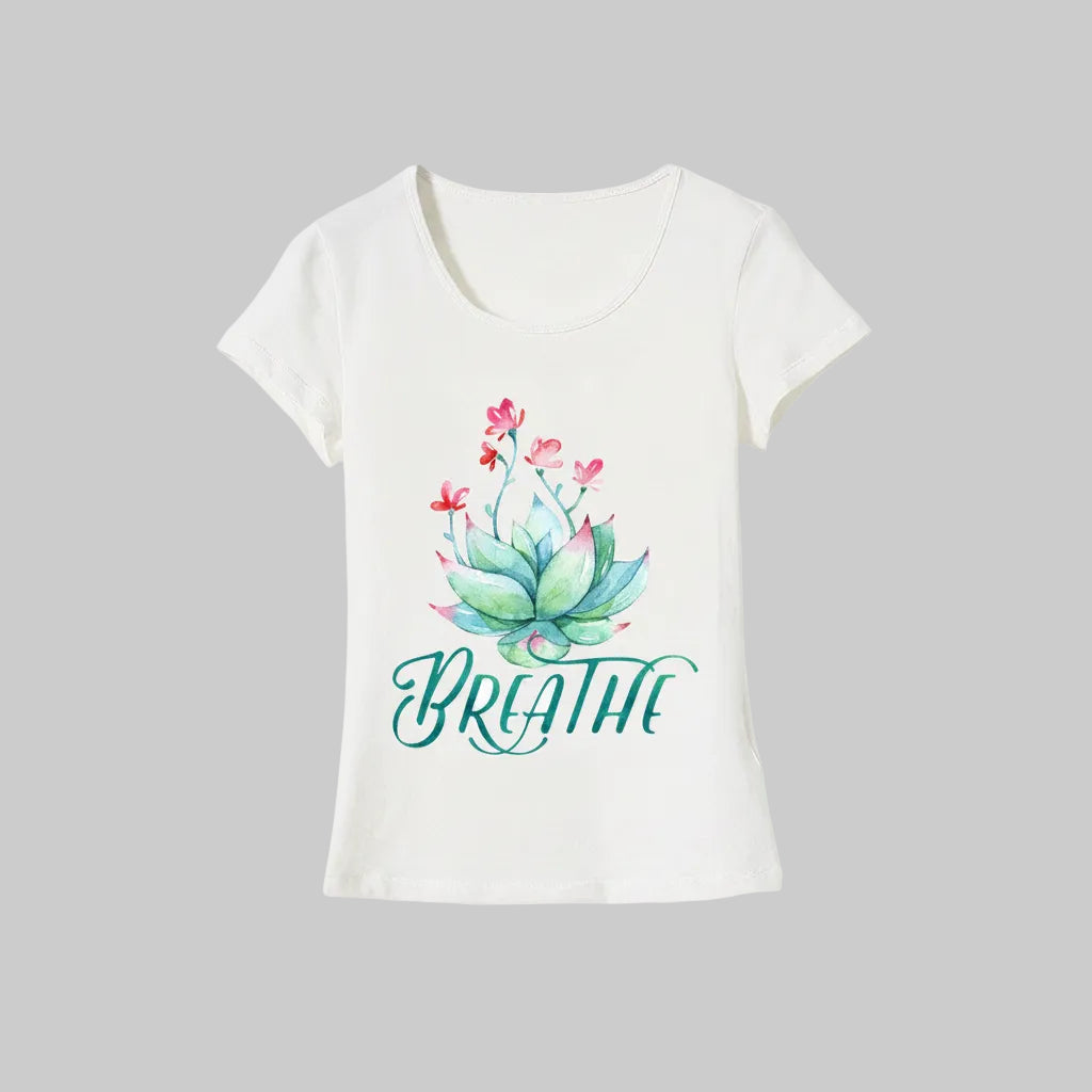 Women’s Mandala Lotus Graphic T-Shirt