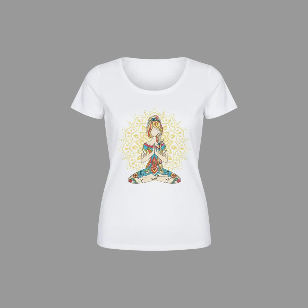 Women’s Mandala Lotus Graphic T-Shirt