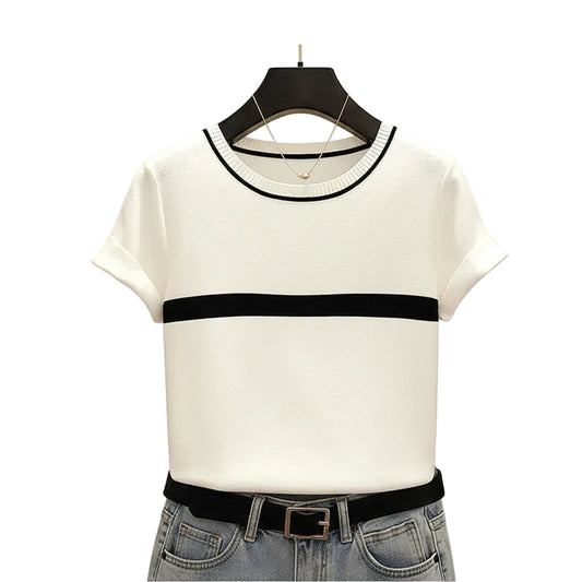Women’s Printed Cotton Short Sleeve Tee