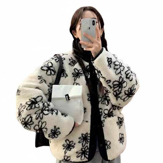 Women’s Retro Chenille Short Jacket